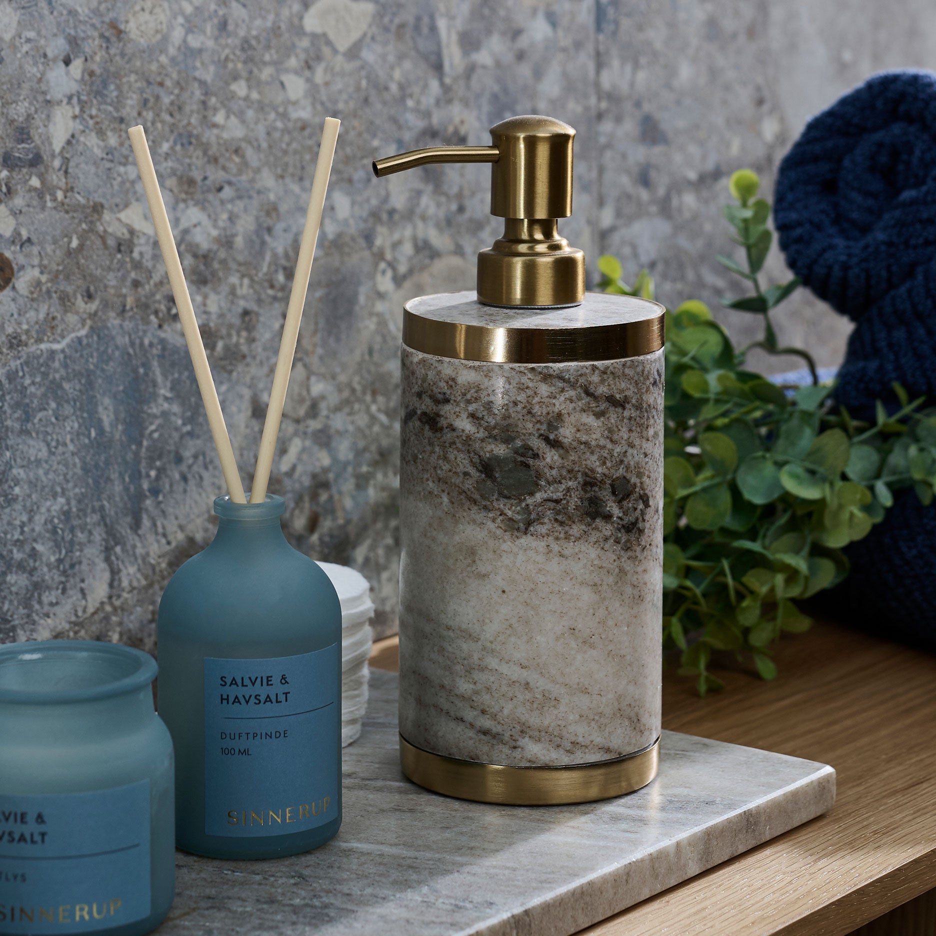 Marble sæbedispenser